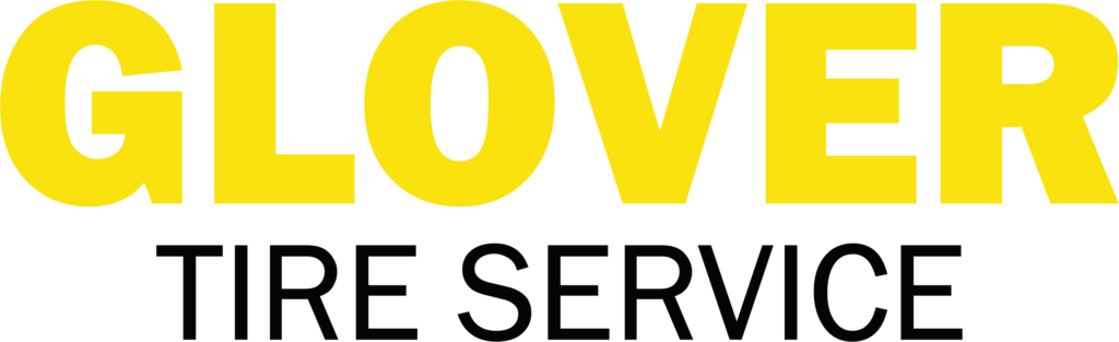 Glover Tire Service Logo - YellowBlack Glover Tire Service Logo